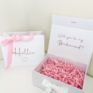 Bridesmaid Gift Box and gift bag